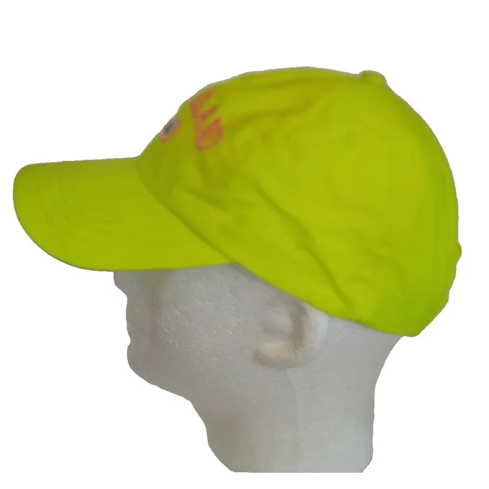 Padre Island Texas Baseball Cap Yellow Beach‎ Sports Hook & Loop Cap Hat